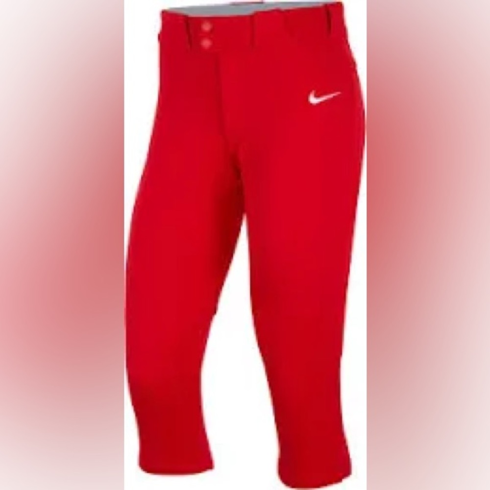 Nike Womens Red Softball Pants